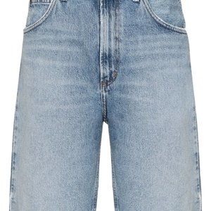 AGOLDE frayed denim shorts